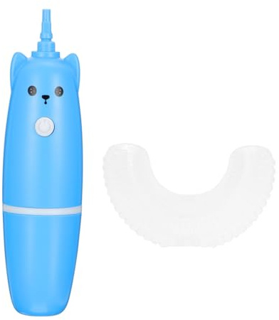 DECOMELODY Cepillo de Dientes Eléctrico Forma Años Cepillo de Dientes Eléctrico Doméstico Cerdas Suaves para Limpiador de Infantil Casa