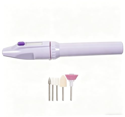 Taladro Eléctrico de Uñas para Manicura, Pulidora Portátil Abs Blanco