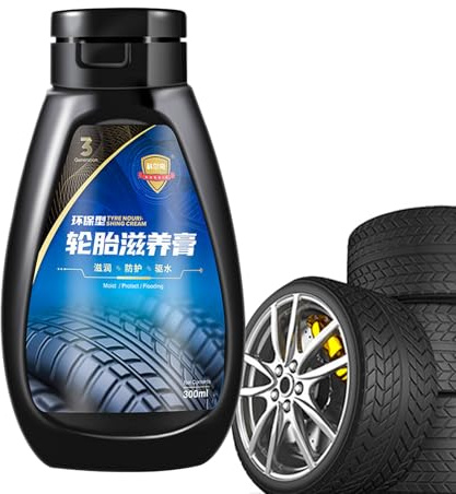Luckxing Pulitore per Cerchioni E Pneumatici - Pasta Protettiva di Lunga Durata 300ml - Crema per Rivestimento delle Ruote dei Veicoli | Adatto per Famiglia E Amici, Veicoli Automobilistici, Uso