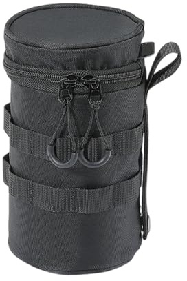 Qsvbeeqj Étui de rangement isotherme pour verre à bière résistant aux chocs Poids léger pour l'extérieur, voyage, randonnée, sac de transport pour tasses
