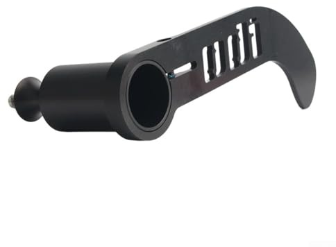 Protezione per deragliatore e supporto per parcheggio in lega di alluminio, leggera, protezione posteriore per bici da strada e mountain bike, compatibile con gancio standard, facile da installare