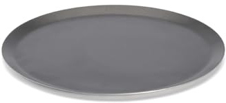 De Buyer 8136.28 Rundes Pizzablech, Alu Antihaft Choc Rund 28Cm