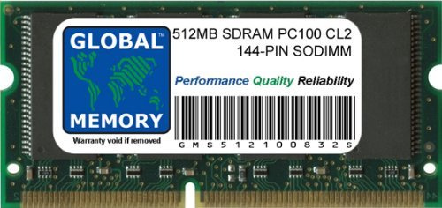 512MB PC100 100MHz 144-PIN SDRAM SODIMM MINNE RAM FÖR CLAMSHELL/SNOW IBOOK G3 & POWERBOOK G3/G4