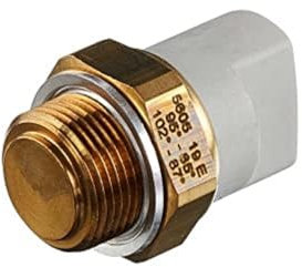 HELLA 6ZT 007 802-001 Interrupteur de température, ventilateur de radiateur - 12V - 3pôle - Fiche plate - vissé - Relais à courant de travail