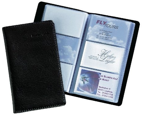 Sigel VZ171 Sammelmappe für 120 Karten schwarz
