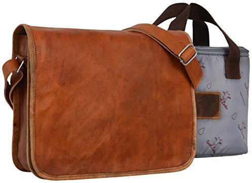 Gusti Leder nature Taylor 11“ Cam borsa per macchina fotografica reflex a tracolla in pelle marrone Portatile fino 11,6“ Vintage con inserto interno protettivo rimovibile impermeabile M1-2A107-20-wp