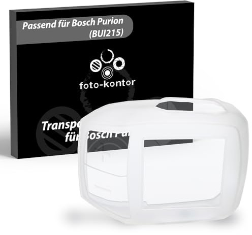 foto-kontor Protective cover compatible with Bosch Purion e-bike display control unit TPU cover screen protector case protection against water and dirt transparent