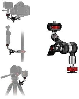 IFOOTAGE LT2-3.5 Spider Crab Magic Arm,Camera Magic Arm,Fits for Camera Slider Nano II,Pocket 3, DSLR,Video Monitor,Flash Light,Microphone,LED,Monitor,Payload 13.23lbs/6kg