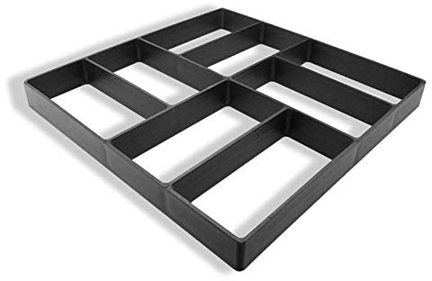 ZJCNHY Betonformen Schwarz Kunststoff Herstellung DIY Bürgersteig Form Haus Garten Boden Straße Beton Tritt Auffahrt Stein Weg Form Terrasse Maker Gartenarbeit (Farbe: D)