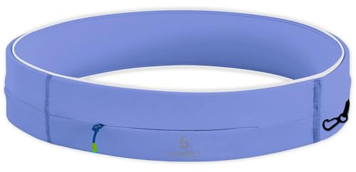 FlipBelt Zipper - Laufgürtel für Handy & kleines Zubehör - Sport-Bauchtasche für Damen und Herren