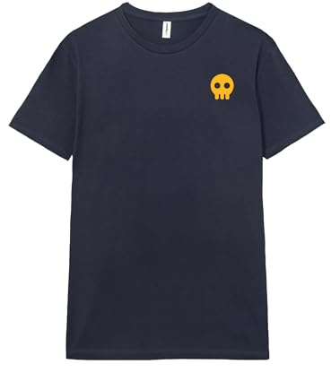Pampling Camiseta de Manga Corta, 100% Algodón, Doble Impresión, Ropa Unisex para Hombre y Mujer, Serigrafiada con Cuello Redondo y Corte Recto, Color Azul (I Choose Fight, L)