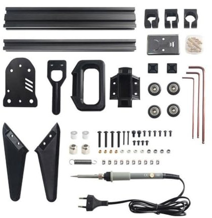 Rordigo Outil de pressage thermique avec pointe de fer à souder, écrou d'insertion fileté, kit intégré pour pièces de rechange d'impression 3D, prise européenne