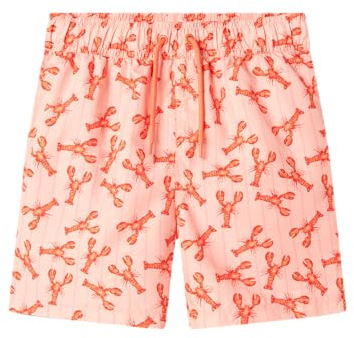 Name IT pojkar Nkmzaddi badshorts box, Persika pärla, 134