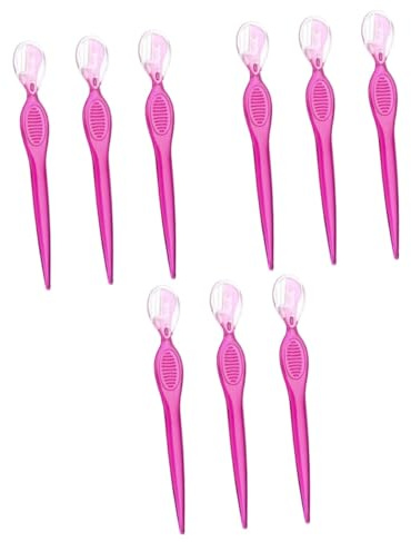 Beatifufu 9 Stk tragbare Augenbrauenrasierer brow trimmer augenbrauen kit Augenbrauen-Kit Werkzeuge zur Augenbrauenpflege Augenbrauenschneider Augenbrauenformer Beauty-Make-up-Tools rot