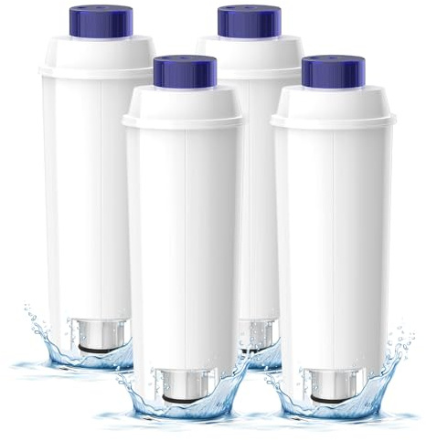 Oleic Filtro de Agua Para Cafetera Delonghi DLSC002, Filtro Delonghi Magnifica s- Incluyendo las Versiones de la Serie ECAM/ETAM/ESAM/BCO (4 unidade）