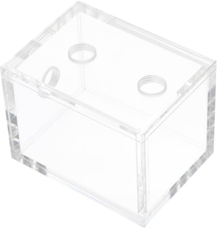 Mikikit Professionellerpc Wasserkühltank 200 Ml aus Transparentem Acryl Druckbeständig für Computer Wasserkühlungssysteme Einfaches Nachfüllen und Luftentfernung | Robustes Acryl, Hohe Zuverlässigkeit und Effiziente Kühlung, Geeignet für Computer Wasserkühlung