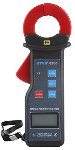 Pinza amperometrica per corrente, Misuratore della corrente di dispersione del morsetto (misuratore di corrente della corrente di dispersione for auto) Misurazione della corrente CC/CA. Gamma corren