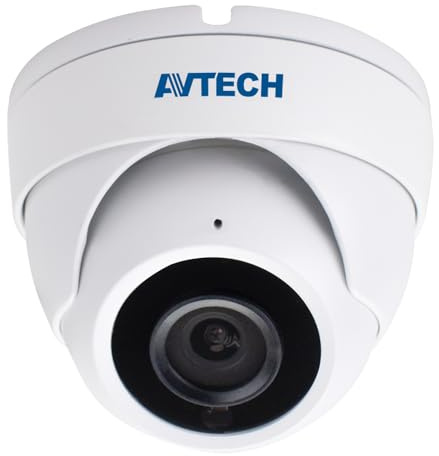 Avtech 635228 Telecamera CCTV Dome IR da 5 MP IP66, DGC5204AF Bianco