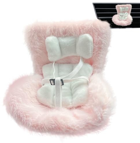 Seggiolino auto per bambole, sedile per bambole da 17 cm, per giocattoli, decorazione da scrivania moderna per bambine e collezionisti