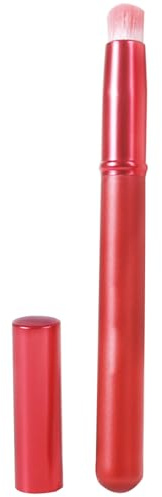 OUNONA Brocha de Labios Portátil con Tapa Aplicador de Maquillaje para Mujer Pincel para Corrector y Brillo Labial Herramienta Facial Versátil para Salón y Hogar