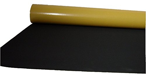 EPDM Zellkautschuk 3mm Stärke 1mx1m einseitig selbstklebend schwarz