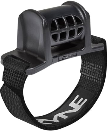 Lezyne Straphalterung für Campingleuchten LED Micro Macro Power Super und Deca Drive, Schwarz, 1-LED-HMOUNT-V404