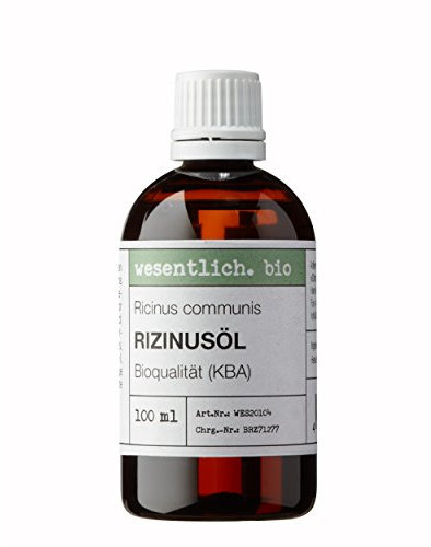 wesentlich. Rizinusöl BIO kaltgepresst 100ml | Vegan, Hexanfrei & Unraffiniert | Natürliche Pflege für Wimpern, Augenbrauen, Haut, Haare & Nägel