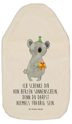 Mr. & Mrs. Panda Wärmflasche Koala Geschenk - Koalabär, Wärmflasche mit Bezug, Party, Geburtstag, Wärmflaschenbezug, Kleine Wärmflasche,