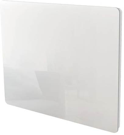 Kalia Radiateur électrique à inertie sèche bloc CERAMIQUE + facade VERRE écran LCD 1000W GLASS Norme NF