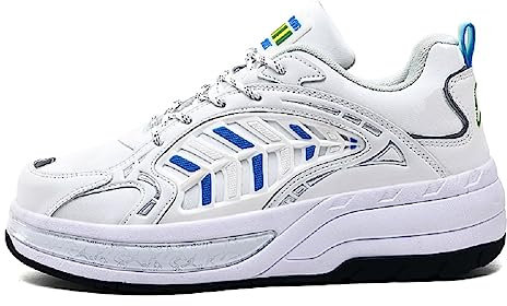 LYBANG Rollschuhe für Kinder Schuhe Mit Automatisch Räder Vier Räder Skateboardschuhe Outdoor Fitnessschuhe Gymnastik Sneakers Kinder