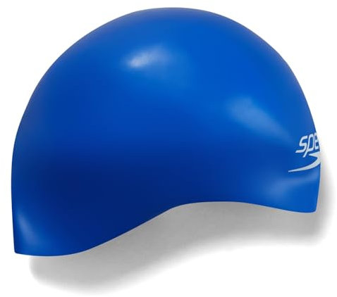 Speedo Unisex Aqua V Badekappe, Blau, Einheitsgröße