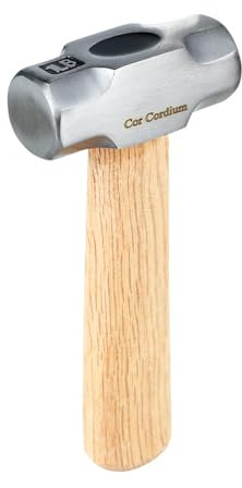 Cor cordium Sledge Hammer, Mini Sledge Hammer with Steel Hammer Head and Wood Short Handle, 1LB Crack Hammer for Striking & Home, (CH03)