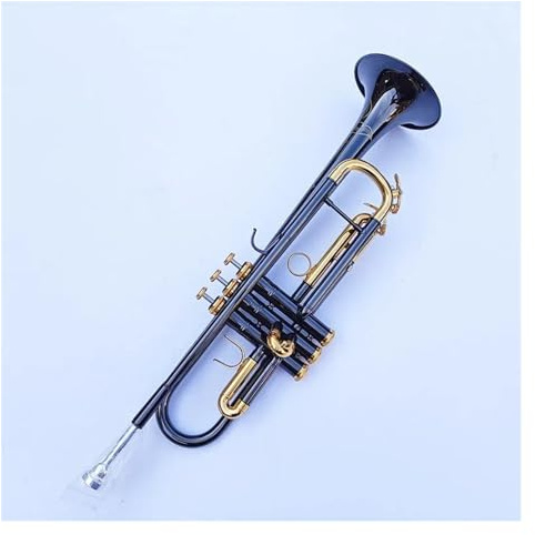 Trompete für Anfänger Professionelle B-Trompete Schwarz Vernickelt Gelbe Messinginstrumente B-Trompete Musical