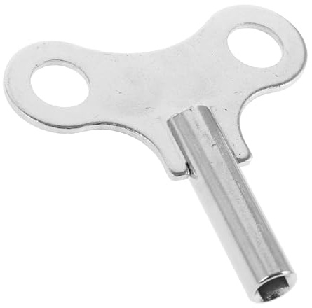 COLLBATH Uhrwerkschlüssel Große Uhrzeiger Uhrenschlüsselbeweger Robuste Uhrenaufzugsschlüssel Uhr Funktioniert Kit Reparaturwerkzeug Für Wickelketten Kuckucksuhr Alte Schlüssel Silver Stahl