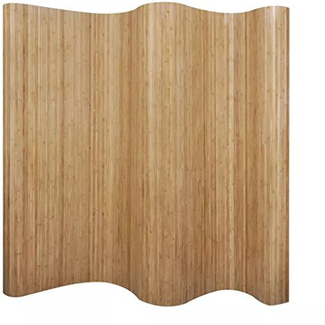 Xichuzi Pannello Divisorio per la Stanza in bambù Naturale Paravento 250x165 cm Separè