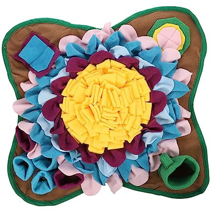 COLLBATH 48x48cm Haustier-trainingsmatte Pet Snuffle Pad Langsame Fressmatte Für Hunde Und Katzen Haustier Schnüffeldecke Fütterungsmatte
