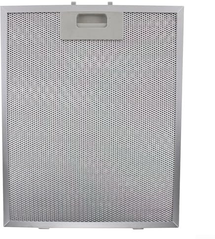 Filtro Metálico Plateado Para Campana Extractora 350 X 285 X 9mm Reemplazo Del Filtro Metálico De Malla Para Grasa De Cocina Con Ventilación