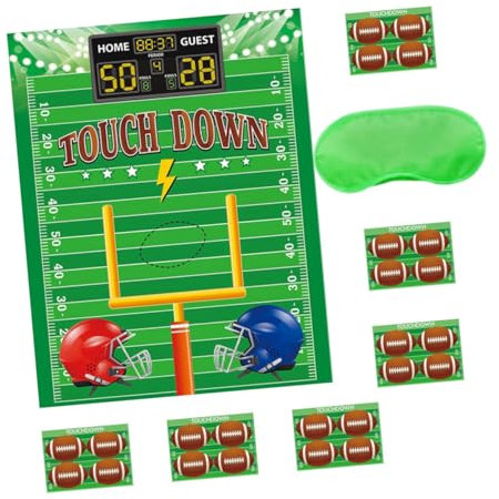BESTonZON Fußballspiele Für Party Geburtstag Spieltag Dekorationen Mit Fußballmotiven American-Football-themenparty-zubehör Poster Für Football-Party