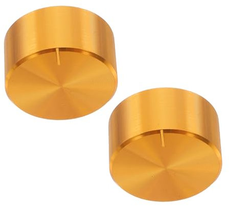 Tofficu 2pcs Plastic Control Knobs Guitar Volume Knob Replacement Potentiometer for Light