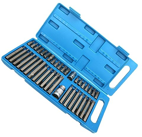 Gadpiparty 40piezas Kit De Llaves Inglesas y Vasos Para Reparación De Automóviles Herramientas De Precisión Caja De Almacenamiento Fácil De Usar y Organizar
