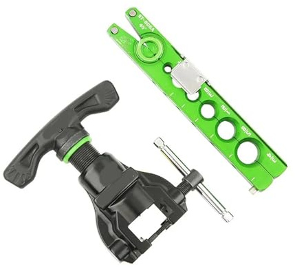 Expansor de tuberías, Herramienta de abocardado AA08I Herramienta for aire acondicionado Escariador Mantenimiento de tuberías de cobre Herramienta expansora de tubos excéntricos Férula,Compatibilidad
