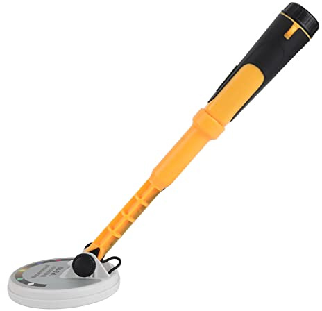 Asixxsix Unterwasser -Metalldetektor, IP68 Weichhaltiger Golddetektor mit 5,9 Zoll Spulen- und Schalllicht -Schwingungsalarm, Handheld -Pinpointer für die Jagd für Erwachsenenstämme