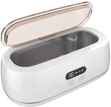 Ultrasonic cleaner, Ultrasonic Cleaner Mini Portable Washing Machine Ultrasound Bath Cleaning Device For ses Home Appliance for Cleaning Jewelry Eyeglasses Watches