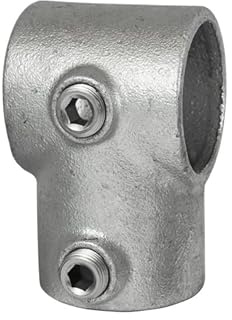 [PDF] - 48mm Galvanised Key Clamp Short Tee with Grub Screws | Steel Tiube Fitting | Tee Fitting