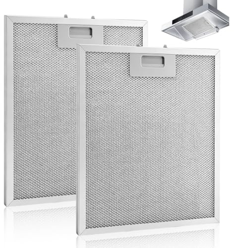 2 stycken köksfläktfilter 320 x 260 mm, 5-lagers metallfilter