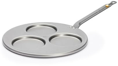 De Buyer, SARTEN DE BLINIS-HIERRO MINERAL B Ø27CM, PARA 3 BLINIS Ø10 CM--5612.03