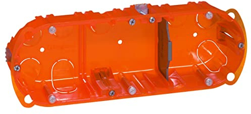 LEGRAND - Einbaudose Batibox für verschiedene Materialien – verstärkte Steifigkeit – für Putz, Sperrholz, Blech, Ziegel – Tiefe 40 mm – Bohrdurchmesser 67 mm – 3 Posten