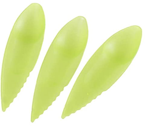 3 Pcs Plastic Slicer Kiwi Fruit Spoon Splitter Kitchen Accessories Random Color
