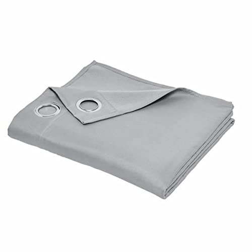 Rideau Isolant Thermique 140X240 Uni Essential Acier