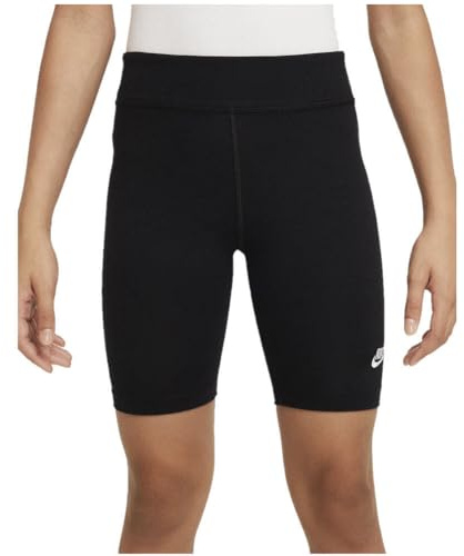Nike Unisex Kinder 10 In Bike Shorts, Black/White, 128-140 EU